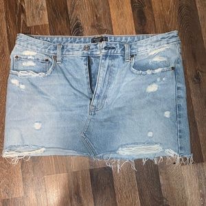 Abercrombie Jean Skirt